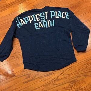 Disney Navy Spirit jersey with White and Blue Lettering